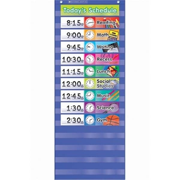 Teachers Friend Teachers Friend TF-5102 Daily Schedule Pocket Chart Gr K-5 TF-5102 - main